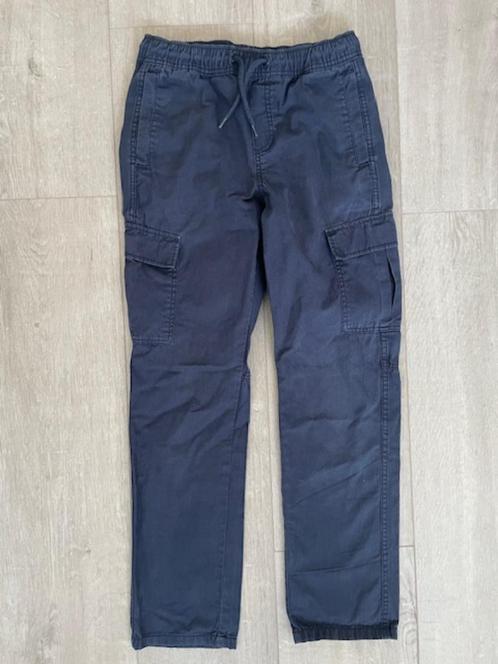 WE Fashion Jongens Regular Fit Cargobroek - Maat 158- Blauw, Kinderen en Baby's, Kinderkleding | Maat 158, Zo goed als nieuw, Jongen
