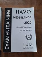 Gert P. Broekema - Examentraining Havo Nederlands 2025, Gert P. Broekema, HAVO, Ophalen of Verzenden, Zo goed als nieuw