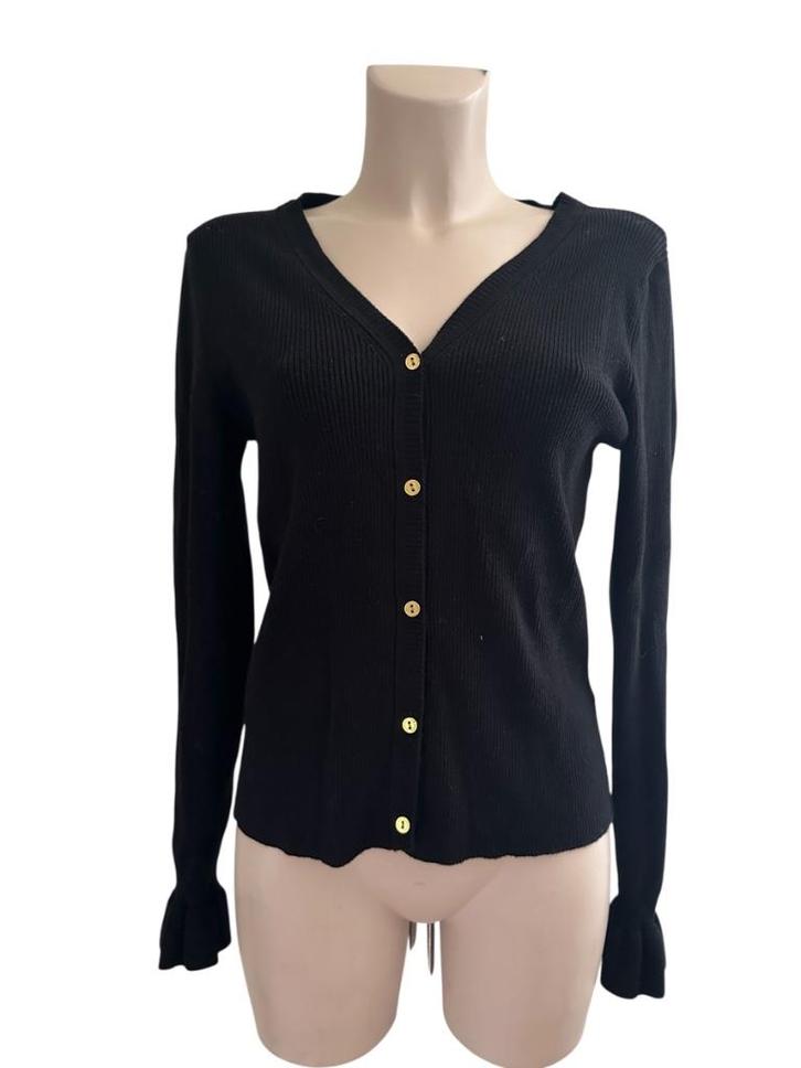 Fabienne Chapot vest S, Kleding | Dames, Truien en Vesten, Zo goed als nieuw, Maat 38/40 (M), Zwart, Ophalen of Verzenden