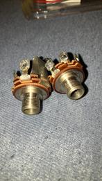 Switchcraft output jack 1/4 inch 6.35 mm, Ophalen of Verzenden, Gebruikt