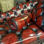 Chesterfield Daybed - Antiek Rood // NIEUW!, Ophalen, Eenpersoons, Klassiek, 150 tot 200 cm