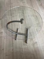 Bijzet tafel glas  in Bauhaus stijl, Minder dan 55 cm, Gebruikt, Bauhaus, Rond