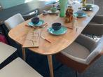 Tafel tabassum 220x100 gerecycled teak hout 40% korting, Huis en Inrichting, Tafels | Eettafels, Ophalen, 100 tot 150 cm, Teakhout