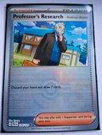 Professor's Research Pokeball Prismatic Evolutions 124/131, Ophalen of Verzenden, Zo goed als nieuw, Losse kaart