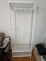 IKEA Mackapär witte metalen kapstok met schoenenrek, Huis en Inrichting, Woonaccessoires | Kapstokken, Ophalen, Zo goed als nieuw