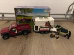 Schleich truck met trailer, Ophalen of Verzenden, Zo goed als nieuw