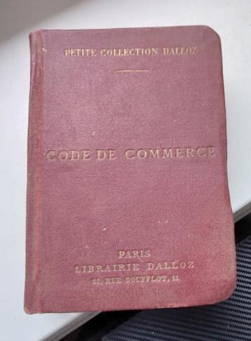 Code de Commerce 1931 beschikbaar voor biedingen