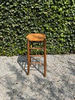 Barkruk rotan/ hout, Huis en Inrichting, Barkrukken, Ophalen, Gebruikt, Hout