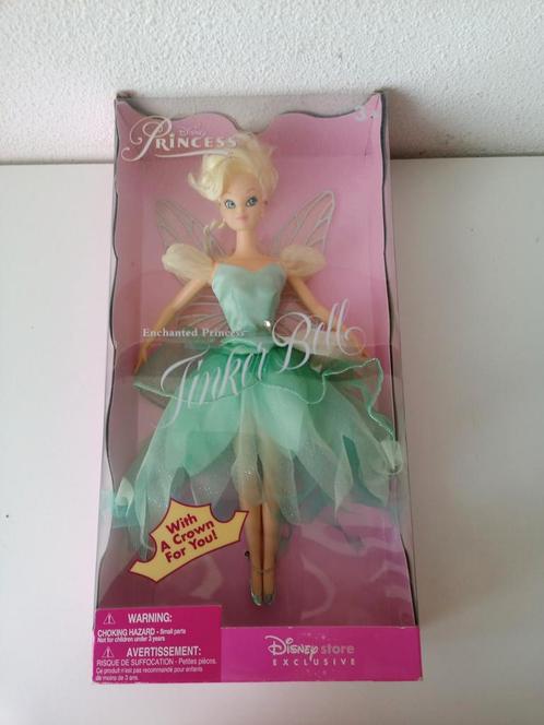 Barbie Disney Enchanted Princess Tinkerbell, Verzamelen, Poppen, Zo goed als nieuw, Fashion Doll, Ophalen of Verzenden