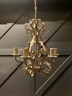 Landelijke kroonluchter 6 armen, Ophalen of Verzenden, Zo goed als nieuw, Metaal, Landelijk brocante aura