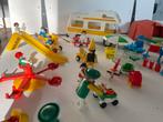 Vintage Playmobil; Camper, tent en speeltuin., Ophalen of Verzenden, Gebruikt