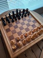 Mooie set schaak/backgammon, Ophalen of Verzenden, Zo goed als nieuw