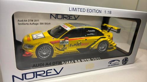 Audi a4 dtm 2011 Norev 1.18, Hobby en Vrije tijd, Modelauto's | 1:18, Zo goed als nieuw, Norev, Ophalen of Verzenden