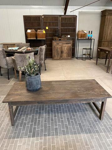 Salontafel Aura Peeperkorn donkerhout beschikbaar voor biedingen