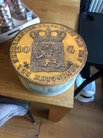 Opbergdoos in de vorm van een gulden., Doe-het-zelf en Verbouw, Kratten en Dozen, Doos, Minder dan 35 cm, Ophalen of Verzenden