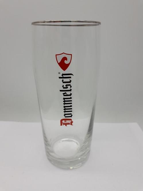 Dommelsch Bierglas Fluitje tekst verticaal, Verzamelen, Biermerken, Nieuw, Glas of Glazen, Dommelsch, Ophalen of Verzenden