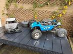 Axial Yeti rock racer veel aluminium, upgrades & extra's!, Hobby en Vrije tijd, Gebruikt, Auto offroad, Schaal 1:10, Ophalen