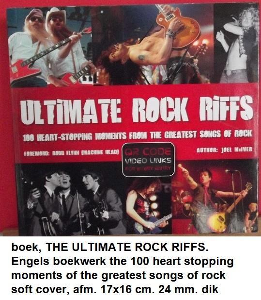 Engels boekwerk, the ultimate rock riffs., Boeken, Overige Boeken, Zo goed als nieuw, Ophalen of Verzenden