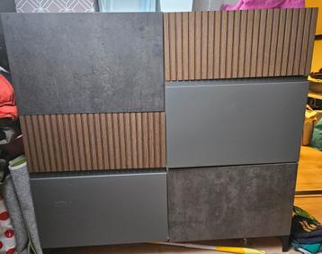 Ikea Bjorkoviken 2x ladefront bruin gebeitst eiken 60x26cm
