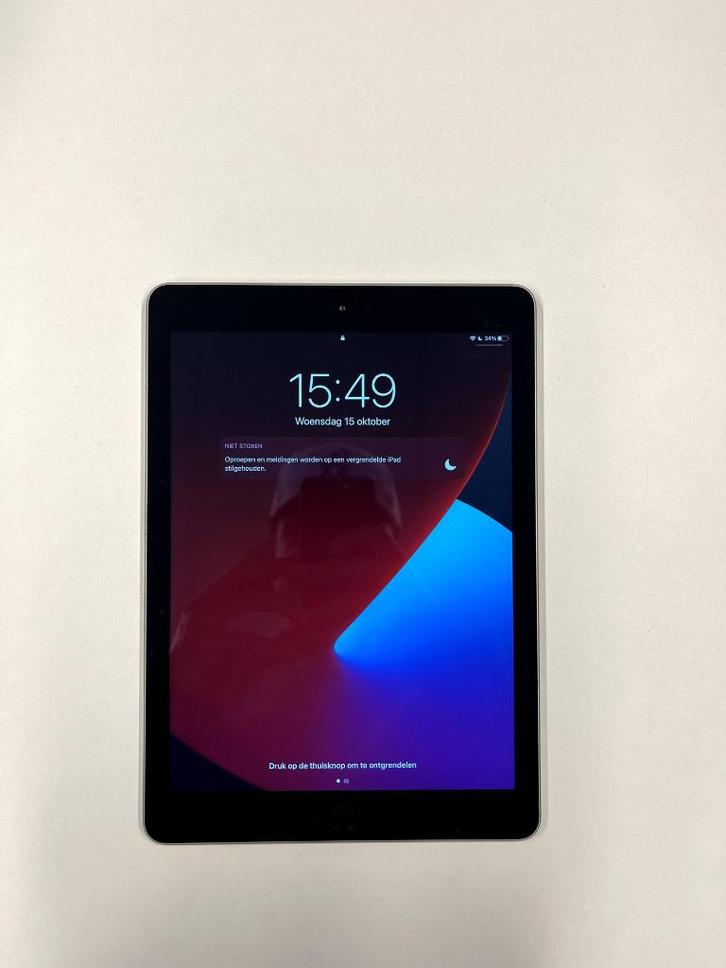 Apple iPad 5 | 32GB | met lederen cover, Computers en Software, Apple iPads, Zo goed als nieuw, Apple iPad, Wi-Fi, 10 inch, 32 GB