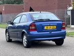 Opel Astra 1.6 Njoy Automaat*10-10-2026 APK*Airco*1e Eigenaa, Auto's, Gebruikt, 4 cilinders, Blauw, Origineel Nederlands