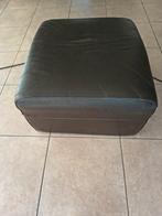Poef gratis, Ophalen, Gebruikt, Leer, 50 tot 75 cm