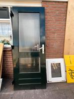 Hardhouten buiten deur, Gebruikt, 80 tot 100 cm, Ophalen of Verzenden, Buitendeur