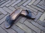 GRATIS VERZENDEN ZWARTE LEREN MADRID BIRKENSTOCK SLiPPERS 42, Birkenstock madrid 42, Slippers, Zo goed als nieuw, Zwart