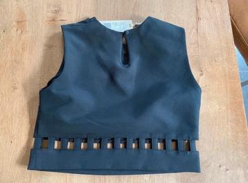Zwarte Top met Cut-Out Detail -  Nikkie Nieuw Xxxs beschikbaar voor biedingen