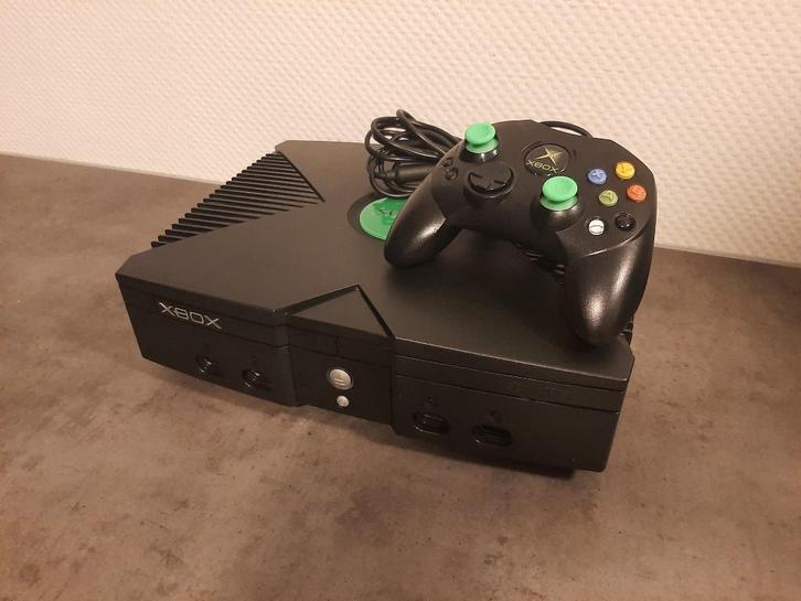 Xbox Original HDMI (zie foto's) met 500GB HDD + games, Spelcomputers en Games, Spelcomputers | Xbox Original, Refurbished, Met 1 controller