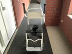Douchestoel en toiletstoel en toilet overzet verrijdbare, Diversen, Ophalen, Nieuw