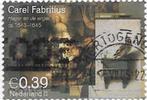 NL € 0,39 zegel Schilderijen van Carel Fabritius 2004, Postzegels en Munten, Postzegels | Nederland, Verzenden, Na 1940, Gestempeld