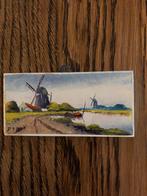 Tegeltje, Hollands landschapje, Antiek en Kunst, Antiek | Wandborden en Tegels, Ophalen of Verzenden