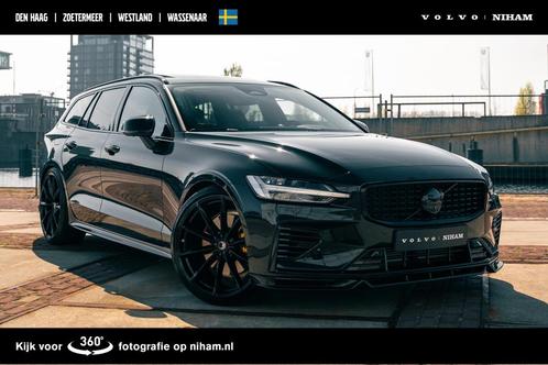 Volvo V60 T6 RECHARGE ULTRA DARK *HEICO BLACK EDITION BY VOL, Auto's, Volvo, Bedrijf, Te koop, V60, 360° camera, 4x4, ABS, Achteruitrijcamera