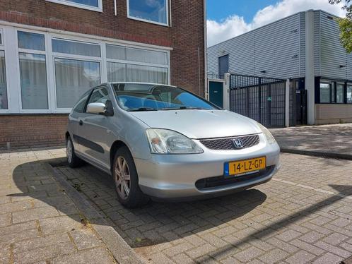 Honda Civic 1.4 I LS 3DR 2003 Grijs, Auto's, Honda, Particulier, Civic, ABS, Airbags, Airconditioning, Alarm, Boordcomputer, Centrale vergrendeling