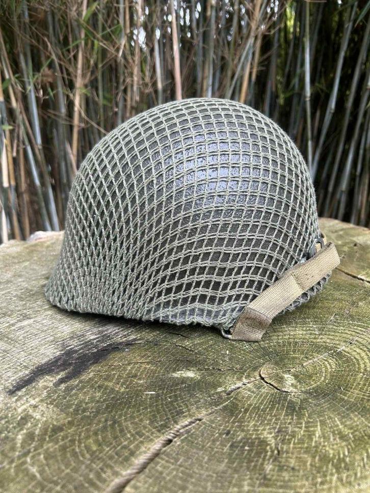 helm us ww2, Verzamelen, Militaria | Tweede Wereldoorlog, Helm of Baret, Amerika, Ophalen of Verzenden