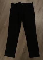 Zwarte leren broek - Maat 58, Kleding | Heren, Ophalen of Verzenden, Zo goed als nieuw, Maat 56/58 (XL), Zwart