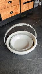 Opvouwbare emmer/teil, Ophalen of Verzenden, Zo goed als nieuw, Kunststof, Met handgreep