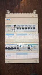 Hager 3 fasen 7x 16a 25 a kook kracht plus bel, Ophalen of Verzenden, Gebruikt