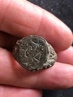 Bodemvondst Romeinse RING: TEKST en KOMEET - STER symbool!, Antiek en Kunst, Ophalen of Verzenden