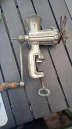 Vintage Alexanderwerk vleesmolen met accessoires, Ophalen of Verzenden