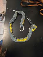 Gazelle hangslot slot grijs geel fietsslot fiets AXA, Ophalen of Verzenden, Gebruikt, Kettingslot