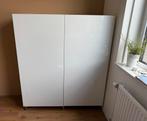 Mooie witte kast met hoogglans deuren, Ophalen, Zo goed als nieuw