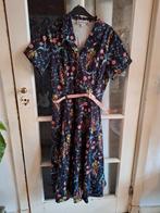 Collectief Jurk met bloemenprint - Maat XL, Kleding | Dames, Blauw, Maat 46/48 (XL) of groter, Ophalen of Verzenden, Zo goed als nieuw