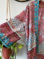 Bohemian zijde kimono uit India, Ophalen of Verzenden, Zo goed als nieuw