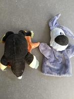 Handpop knuffel Woezel en MOL, Ophalen of Verzenden, Zo goed als nieuw, Overige typen