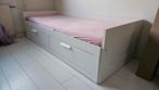 Ikea Brimnes Uitschuifbed, 90 cm, Eenpersoons, Wit, Ophalen of Verzenden