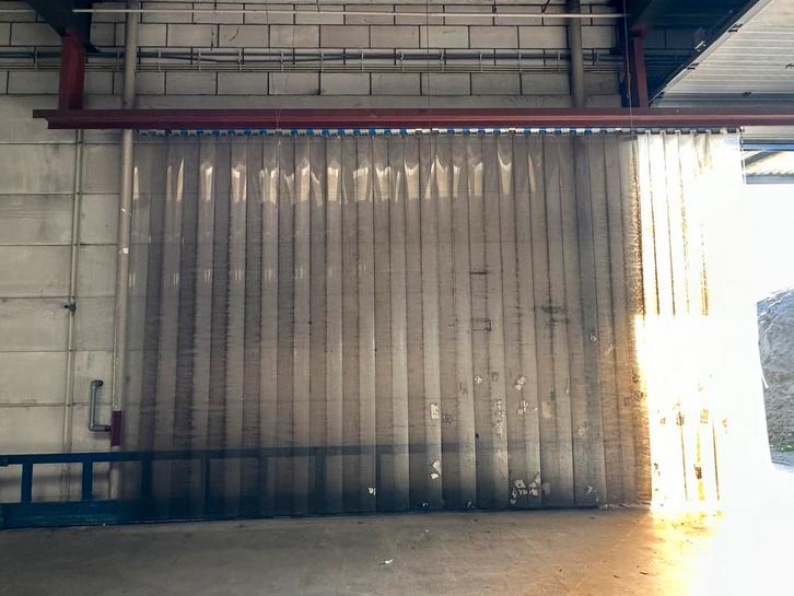 2 stuks strokengordijn overheaddeur, Tuin en Terras, Tuinhekken en Hekwerk, Zo goed als nieuw, Kunststof, Ophalen