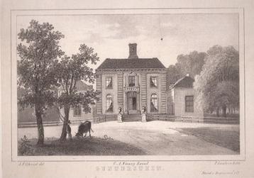 Breukelen Gunterstein Litho door P. Lauters naar J.F. Christ beschikbaar voor biedingen