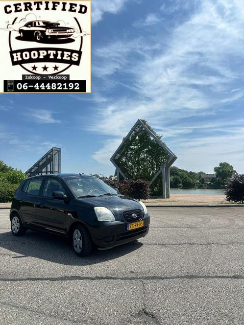 Kia Picanto 1.0 5 Deurs 2005 Zwart APK 13/10/2025 AIRCO KOUD, Auto's, Kia, Particulier, Picanto, Airconditioning, Elektrische ramen